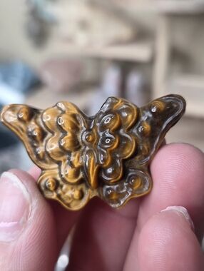 Tigers Eye Crystal Butterfly